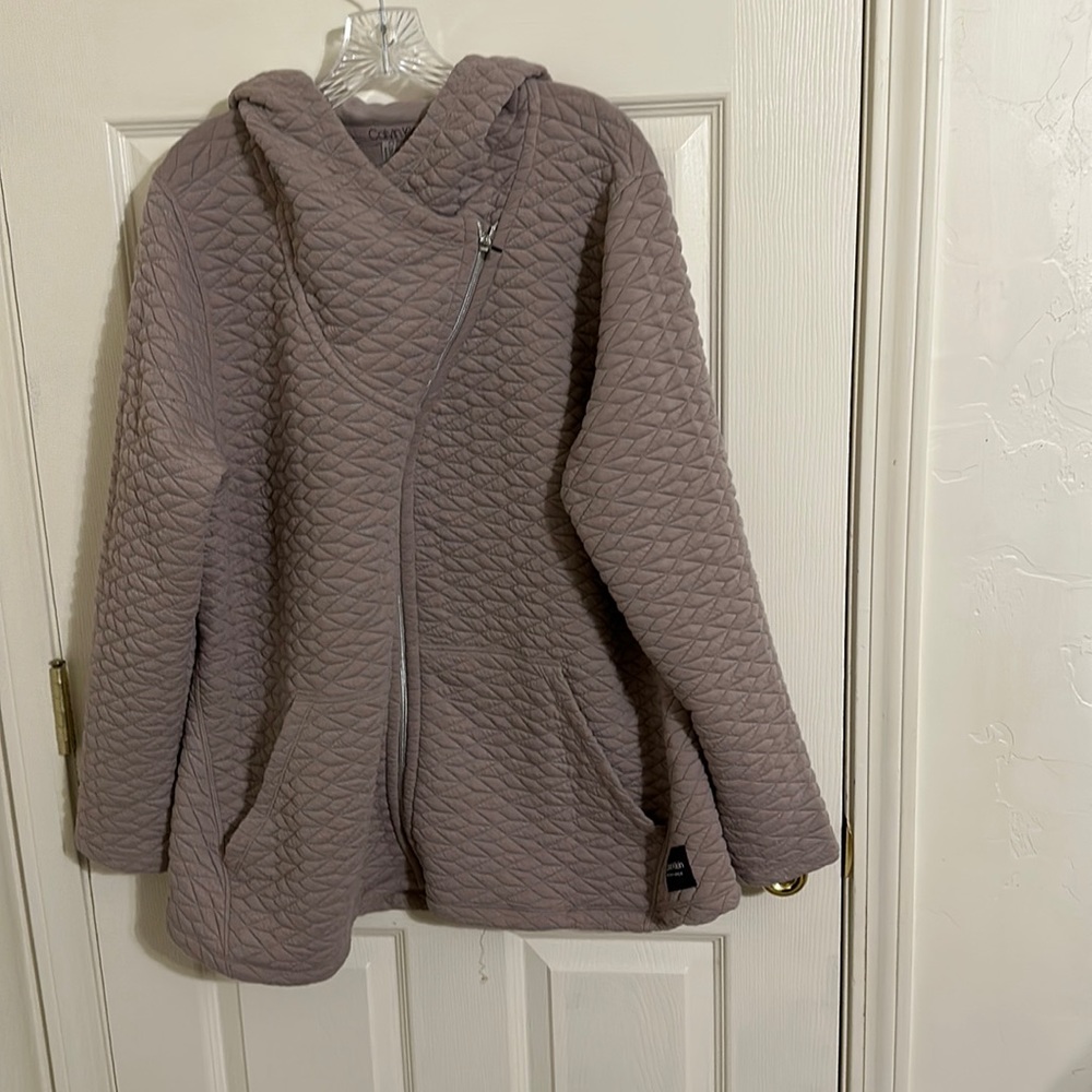 Calvin Klein Beige Quilted Performance Jacket